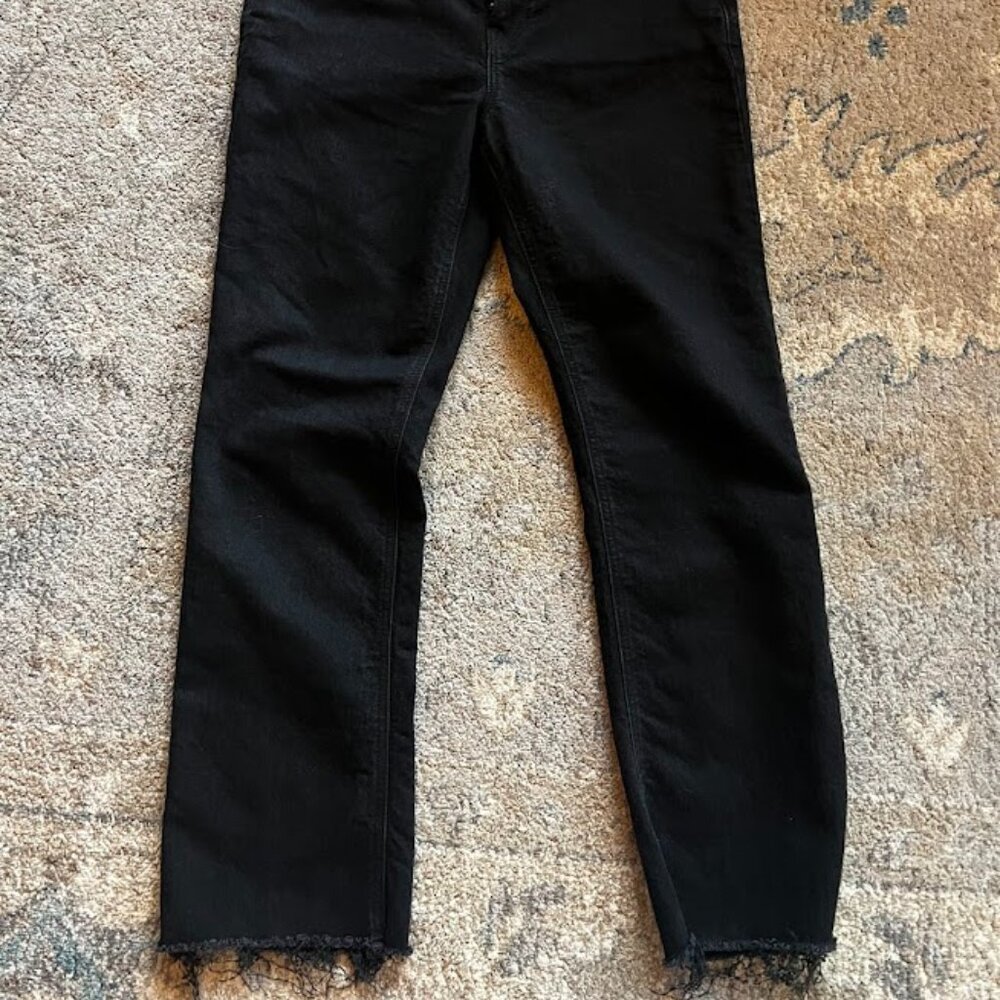 Old Navy Black Ankle Jeans Size 2